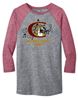 Picture of District® - Young Mens Microburn® 3/4-Sleeve Raglan Tee (DT162)